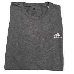 Nearly New! Adidas Gray Cotton Blend Short Sleeve Tee - Size Large